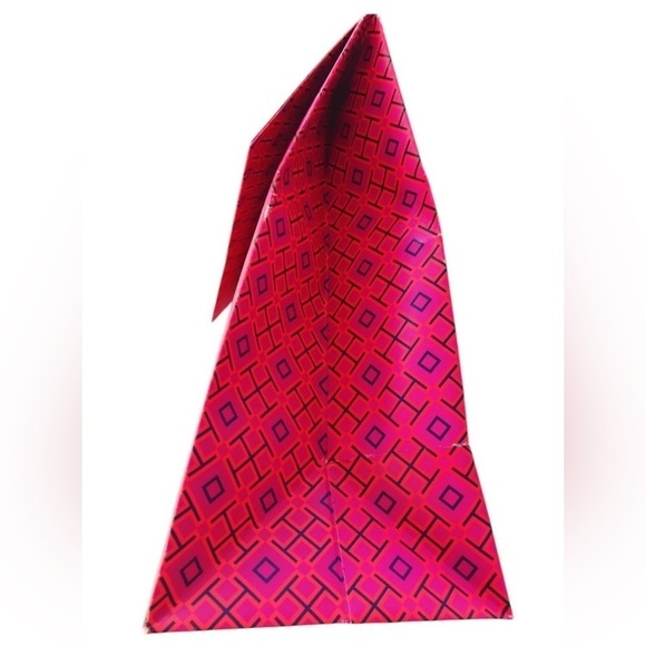Tory Burch Purple & Orange Gift Bag - Picture 3 of 6